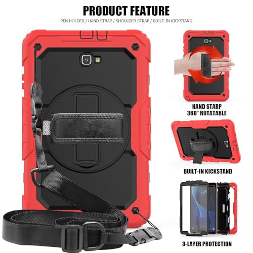 Coque Samsung Galaxy Tab A 10.1 2018 antichoc avec protège-écran - 2