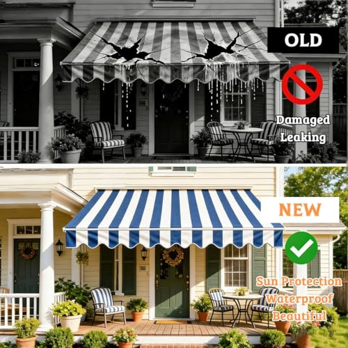 Polyester pour terrasse et magasin compatible auvent de porte rétractable 300 cm extérieur