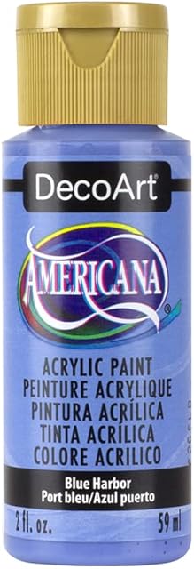 Deco Art Americana Acrylic Multi-Purpose Paint, Blue Harbour, 59 ml (Pack of 1)