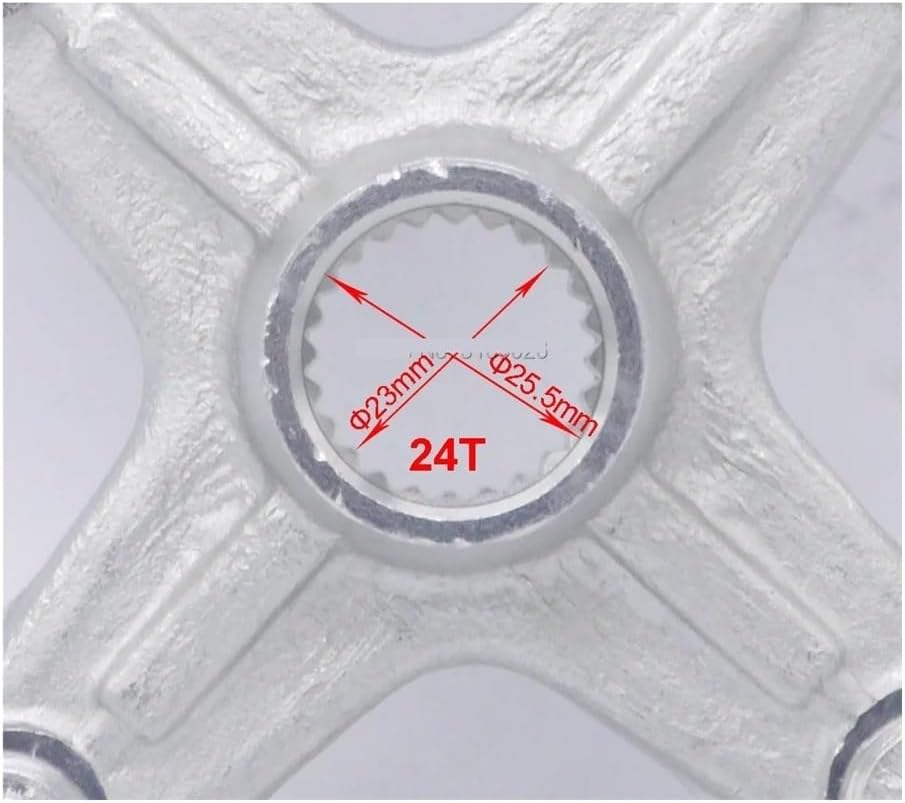 4*M10 115mm 24T Rear Axle Wheel Hub Fit for MOTOL 250s YA R ATV YFM 350 450 660 700 Mikilon Rapide 250S 1PE-F53K0-00