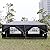 10x20FT Black Party Tent Outdoor Canopy Tent with 6 Removable Sidewalls Waterproof Wedding Events Tent UPF50+ Patio Camping Gazebo Shelter Tents for Parties, Holiday, Birthday, Graduation, BBQ