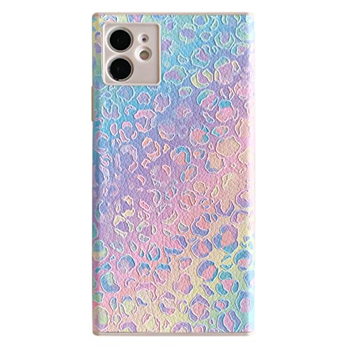 Coque appareil photo léopard de luxe iPhone 12 Mini silicone chic