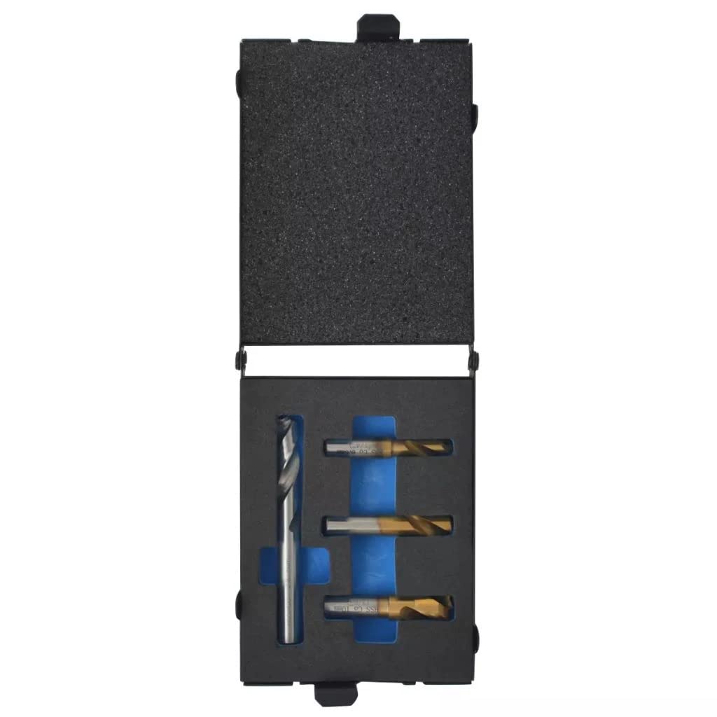 Punktschweiß-Bohrer-Set 9-teilig – HSS-Stahl, 3/8 Zoll Aufnahme, Zum Entfernen Von Schweißpunkten Ohne Verzug