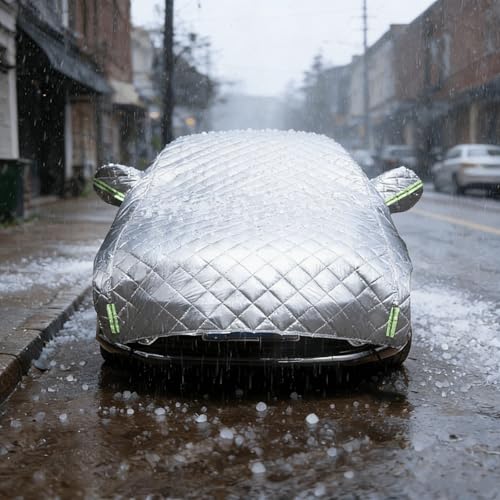 Hail car Cover Compatible with for VW T-Cross (2021-2025), Hail Protector Car Cover Outdoor Thickened Heavy Duty Waterproof Protection x242yf