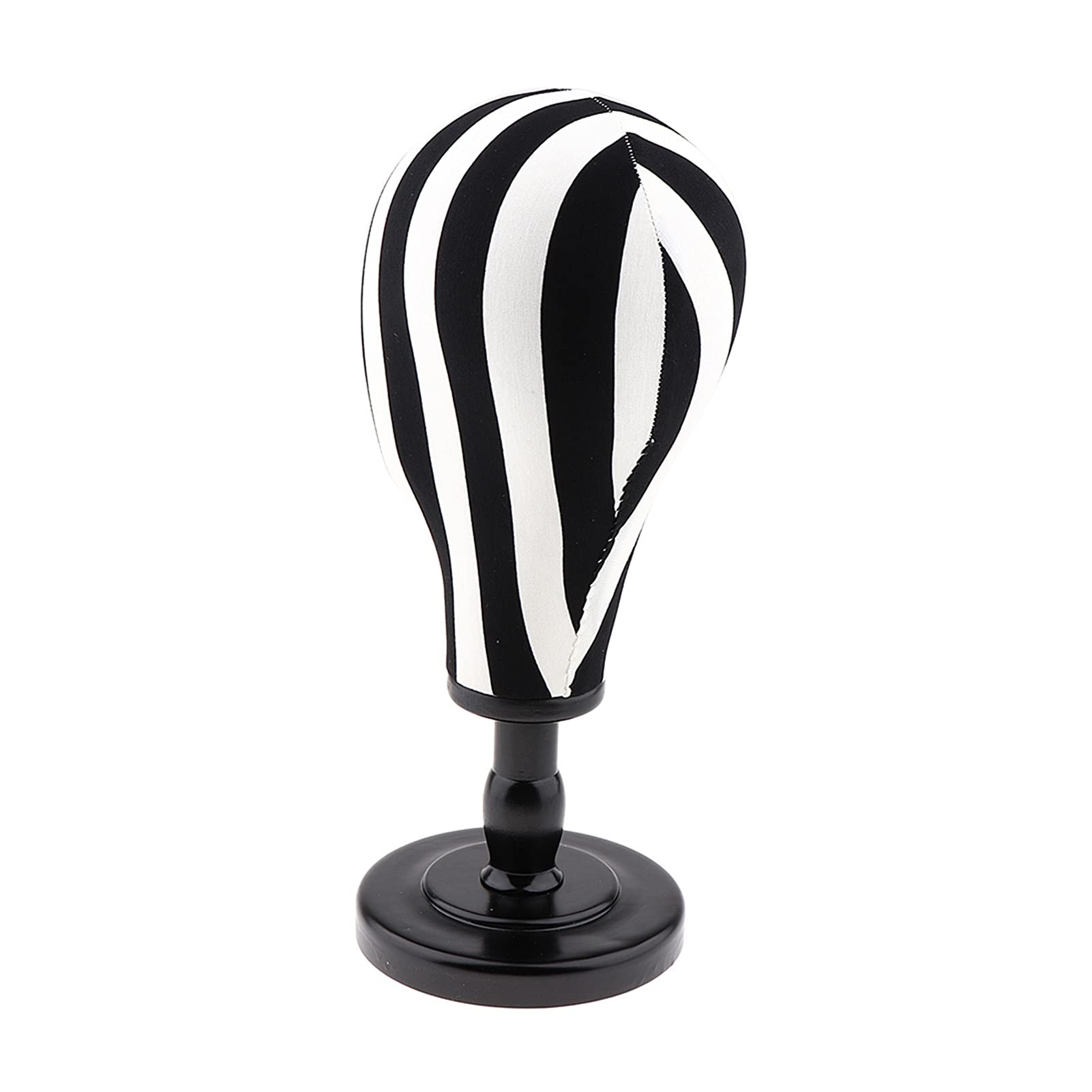 Perückenkopf Freestand Perücken Schaufensterpuppe, Perücken, die Styling-Hut-Display-Halter-Ständer mit hölzernem Support-Rack herstellen