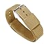 BARTON Watch Bands - Choice of Color, Length & Width (18mm, 20mm, 22mm or 24mm) - Khaki 22mm - Standard Length