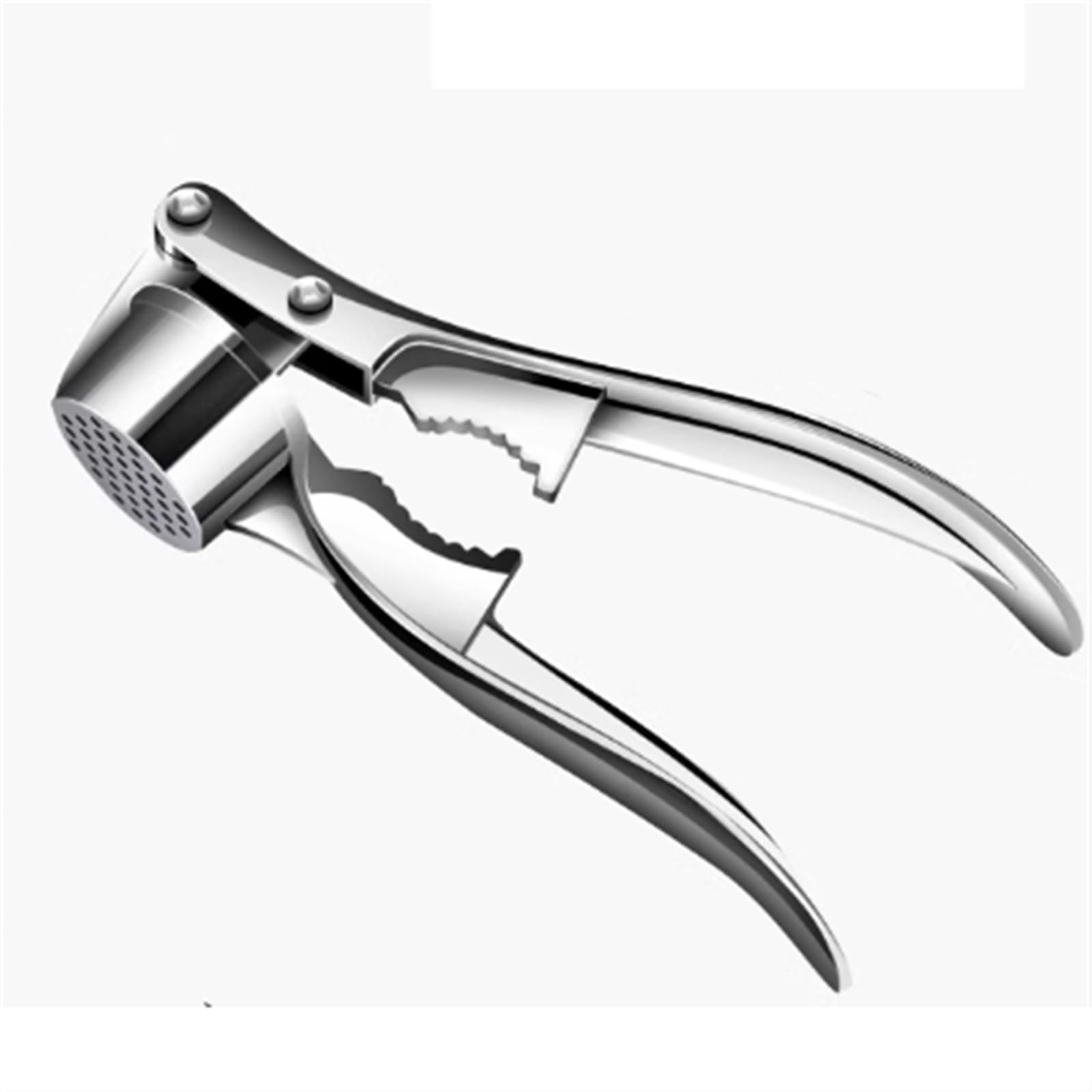 Knoblauchpresse und Zerkleinerer, rostfreie Küchenpresse mit ergonomischem Griff für einfache Reinigung, ideal für Knoblauch- und Ingwerstampfer, unverzichtbares Küchenwerkzeug