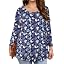 Navy With Red White Floral-xh6