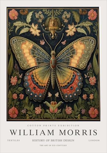 Art mural d'insecte Le Papillon pour décorer une chambre style bohème chic