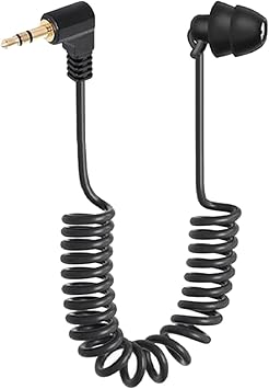 3.5mm Spring Earphones Single Side Headphones Earbuds Wired Headset for Mobile Phone MP3 Computer