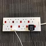 Mercury | 8 Gang UK Mains Extension Cable with Surge Protection & Individual Neon ON/OFF Switches | 2 Metre Cable - Image 4