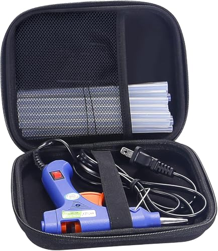 Glue Gun and Sticks Set, Hot Melt Glue Gun Mini for Crafts with 20 Pcs Glue Sticks, Small Hot Glue Guns with Hardshell Carrying Case for School DIY Arts, Craft - Image 8