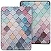 WALNEW Case Fits Kindle Paperwhite 10th Generation 2018 Protective Slim PU Leather Case Smart Auto Wake/Sleep Cover Compatible Kindle Paperwhite 10th Gen 2018 Released (A-Diamond)