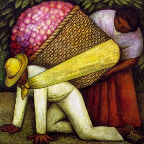 Peinture Diego Rivera Porte-fleurs pour créer une ambiance artistique chaleureuse