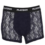 [アツギ] [PLAY BOY（プレイボーイ）] ボクサーブリーフ ストレッチレース素材 通気性 アウターに響かない 前閉じ M20306