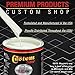 Custom Shop - Grand Prix White - Hot Rod Flatz Flat Matte Satin Urethane Auto Paint - Complete Gallon Paint Kit - Professional Low Sheen Automotive, Car Truck Coating, 4:1 Mix Ratio
