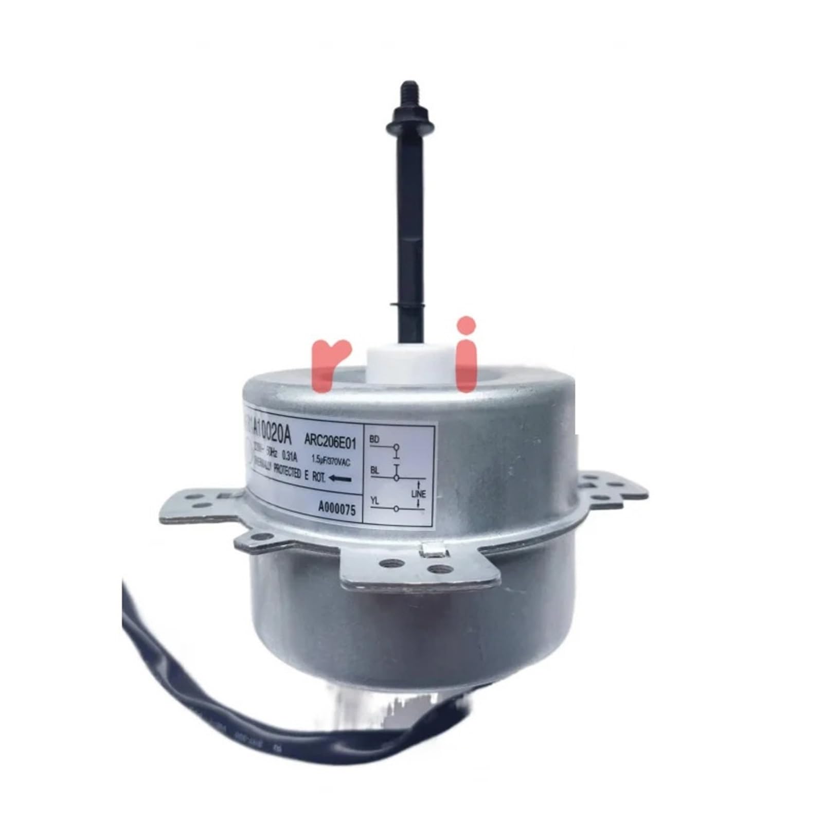 Silnik klimatyzatora klimatyzatorem kompatybilny z LG Silnik wentylatora zewnętrznego 4681A10020A/ 4681A10020G Silnik jednostki zewnętrznej Wymień silnik Akcesoria klimatyzacyjne