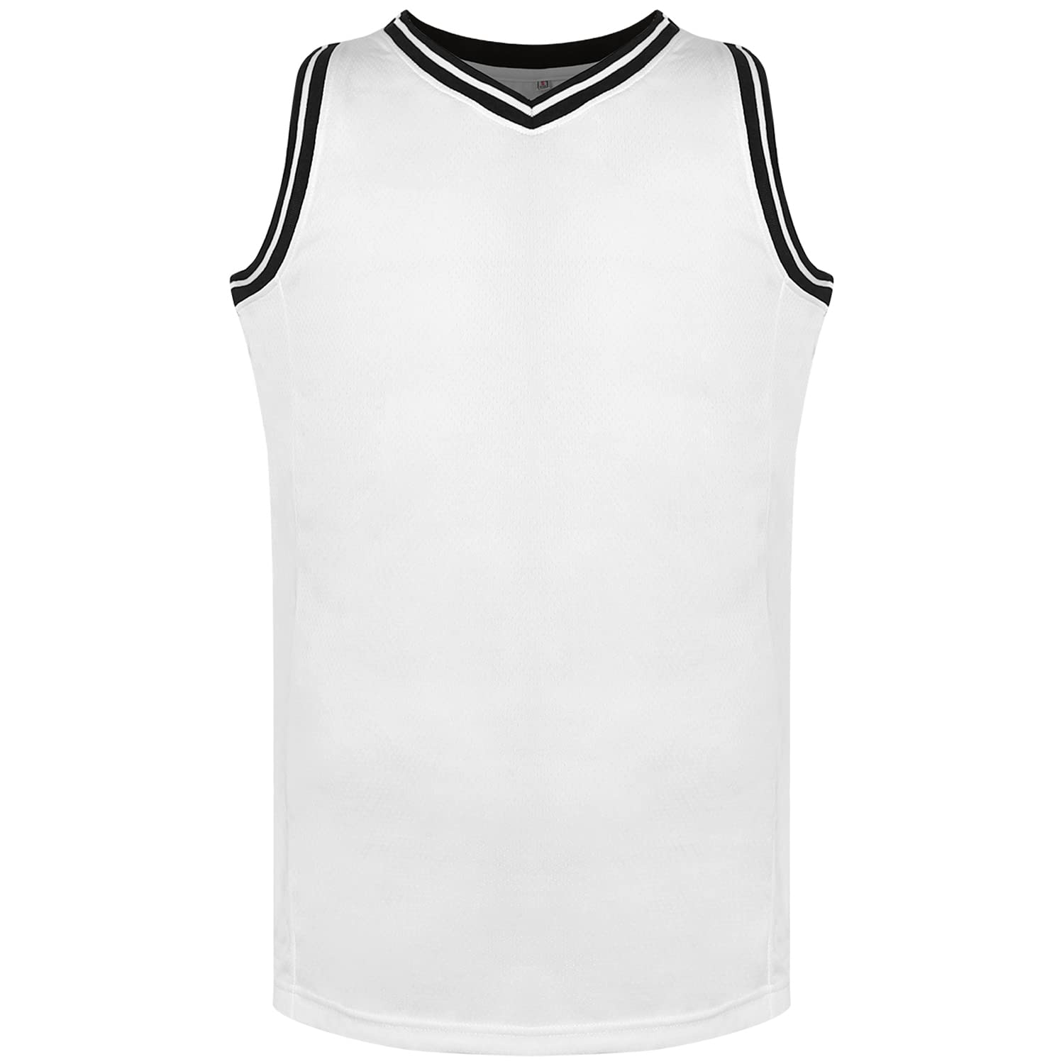 Blank Basketballtrikot Herren Mesh Athletic Practice Sport Shirts 90er Jahre Hip Hop Trikot