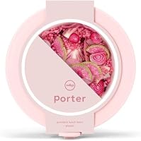 Vista 21 de W&P Porter Plastic Bowl Lunch Container w/ Protective Non-slip Exterior, Mint 1 Liter Lid & Snap-tight Silicone Strap Food Storage, Bento Box