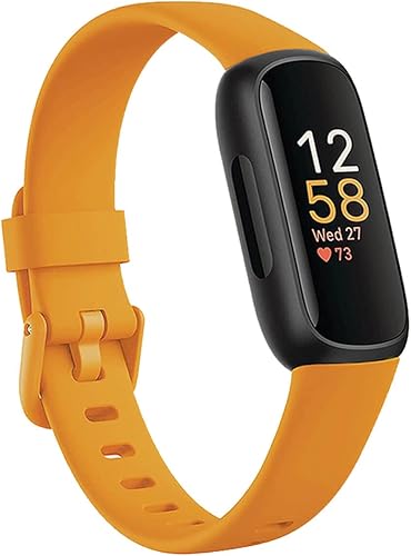 Miniatura 8 de Baaletc Compatible con Fitbit Inspire 3 bandas para hombres y mujeres, pulsera deportiva de silicona suave para Inspire 3, S y grande