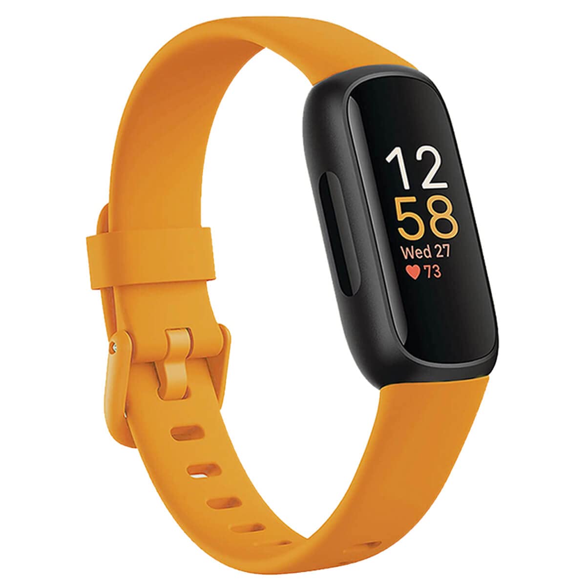 honecumi Strap Compatible with Fitbit Inspire 3 Replacement Band Women Men, Inspire 3 Soft Silicone Strap Classic Adjustable Watch strap Sport Replacement Accessory Stylish Bracelet, Large/Yellow