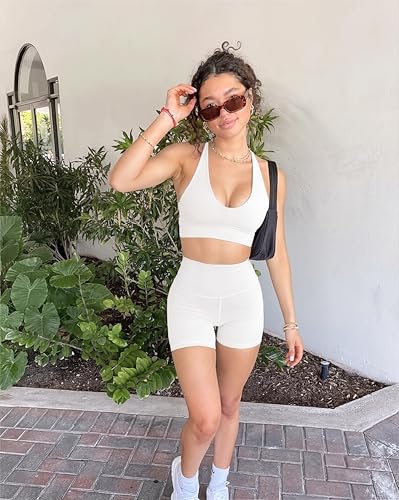 Image of FULLSOFT High Waisted Biker Shorts for Women-5 inch Tummy Control Fitness Athletic Workout Running Yoga Gym Shorts