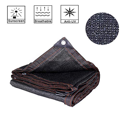 Mustbe Strong 90% Noir Ombre Tissu Sun Net, Superfine Dense Résistant Aux UV Heavy Duty Ombre Mesh Tissu pour Effet De Serre Jardin Fleur Plante Sunblock Net,4M*10M