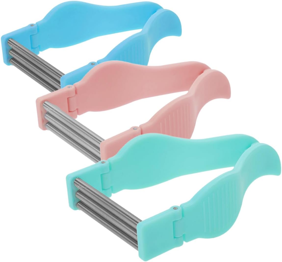 STAHAD 3pcs Women Facial Hair Remover Spring Epilator for Face Lip and Chin Hair Removal Portable Facial Remover Tool for Sensitive Skin Use
