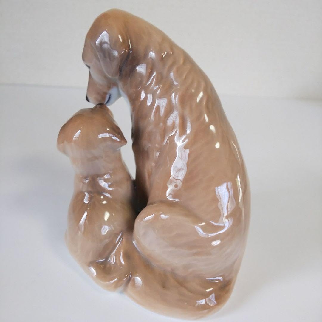 ⭐️ロイヤルコペンハーゲン 犬の親子（ゴールデンレトリバー）陶器