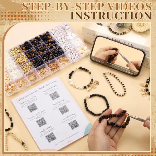 Image of Wurosi Jewelry Making Supplies Kit, Bracelet Making Kit for Adult