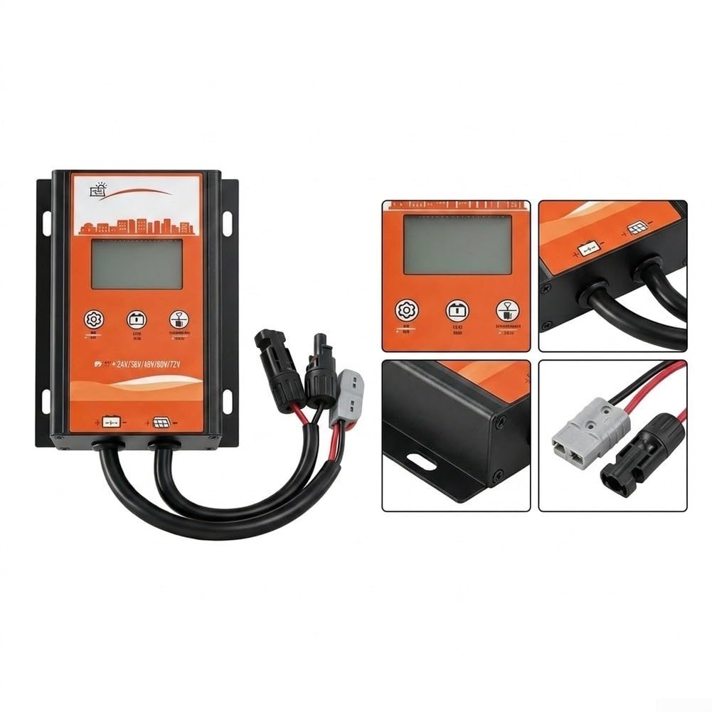 MPPT Solarladeregler 500W 15A für 24-72V Systeme