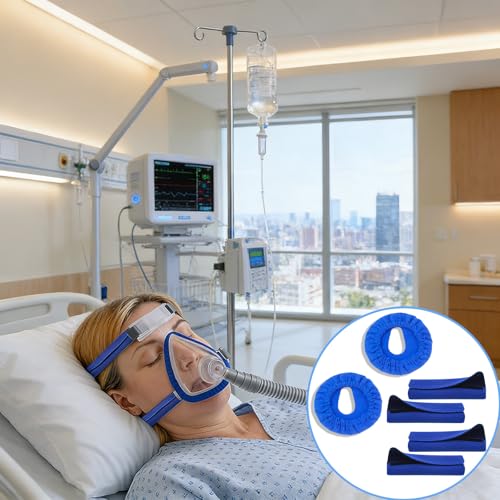 6-Pack CPAP Mask Liners, Reusable Mask Liners for CPAP with 4 Strap Covers, Anti-Indentation Pad Kit for Comfortable Sleep Apnea Therapy, Suitable for Full Face CPAP Masks - Image 6