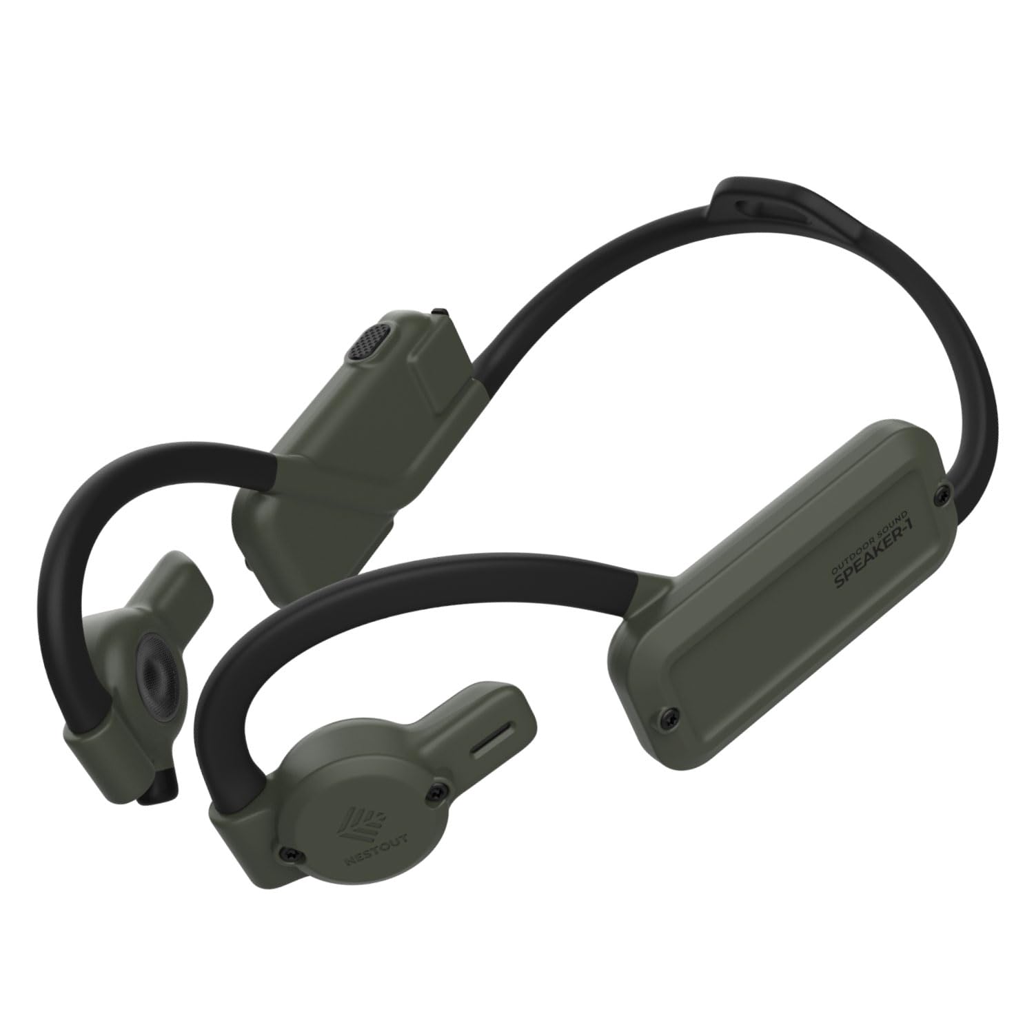 Amazon.co.jp: エレコム Bluetoothイヤホン NESTOUT SPEAKER-1 耳を塞