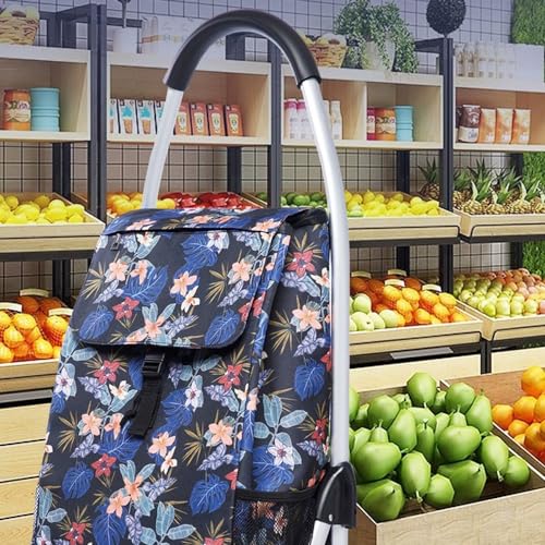 Carrito de compras plegable portátil con ruedas miniatura 5