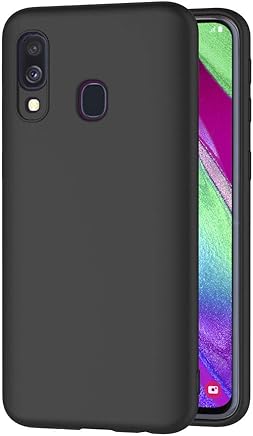AICEK Funda Samsung Galaxy A40, Negro Silicona Fundas para Samsung A40 Carcasa Galaxy A40 Negro Silicona Funda Case (5,9 Pulgadas) AICEK Funda Samsung Galaxy A40, Negro Silicona Fundas para Samsung A40 Carcasa Galaxy A40 Negro Silicona Funda Case (5,9 Pulgadas)