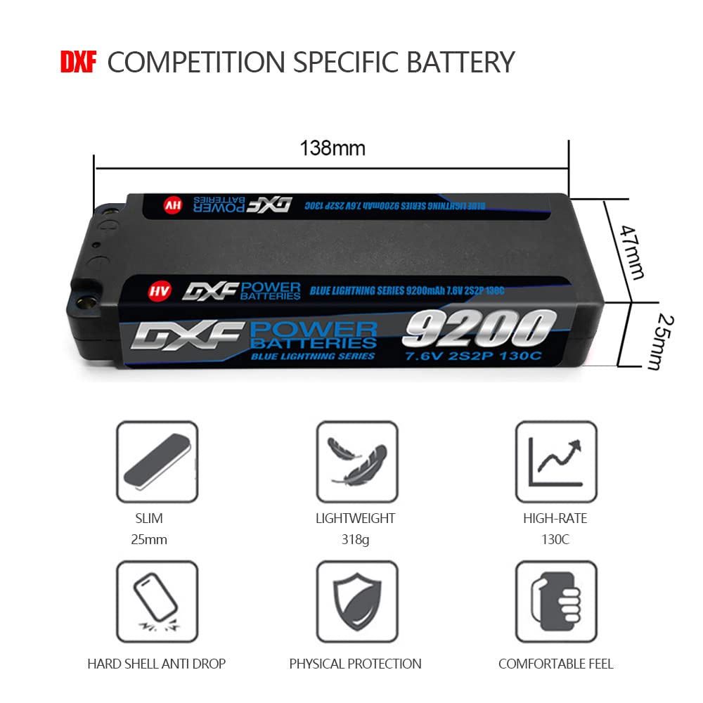 DXF 1 confezione di batteria moderna da 2 S - FindTheDeal
