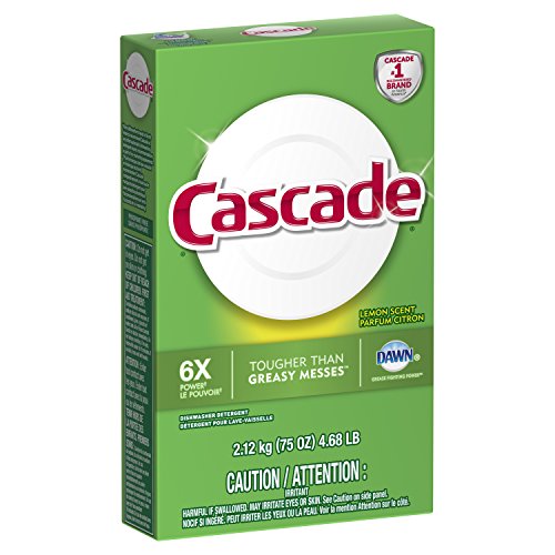 Cascade Powder Dishwasher Detergent, Lemon Scent, 75 Ounces #TOP5