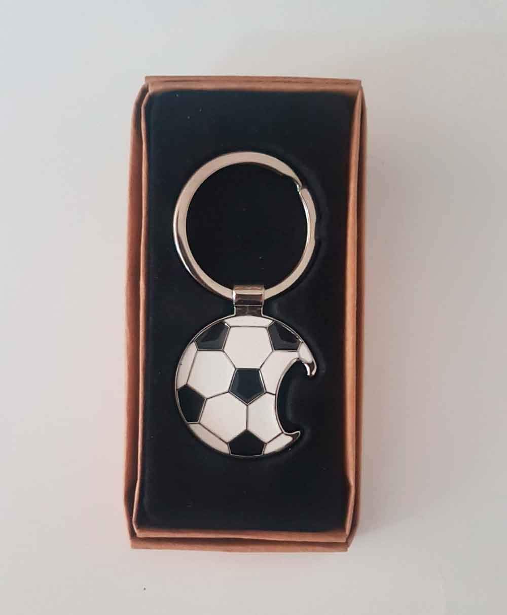 Mopec 1 x Football Opener Keyring Wedding Christening Communion Details, Metal - Image 3