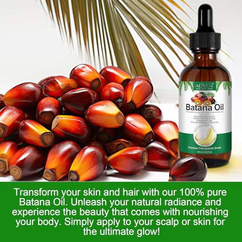 Batana Oil for Hair Growth with Scalp Massager, 100% Pure & Natural Raw Batana Oil from Honduras, Repairs Demaged Hair, Reduce Hair Loss for Healthier Thicker Fuller Hair 60ML - Image 4
