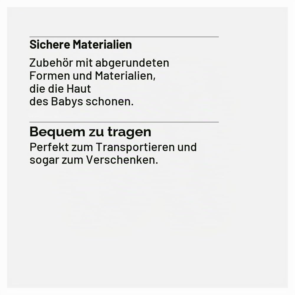 Jané Baby Pflege Set mit Tasche, Komplettes Neugeborenen Set (Bürste, Kamm, Schere, Nagelknipser, Feilen, Zahnbürste, Thermometer)
