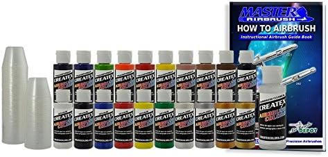 20 POPULAR CREATEX COLORS PAINT SET-Airbrush-Hobby-Art