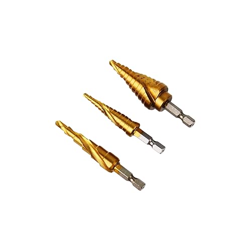 Miniatura 3 de Juego de 3 brocas escalonadas de cobalto de repuesto para DWA1790IR, compatibles con brocas de paso DEWALT, vástago hexagonal de 18 a 78 pulgadas,