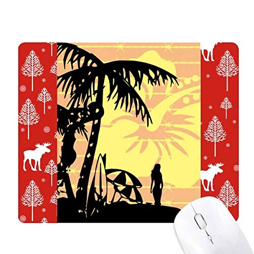 Fleur de cocotier tapis de souris antidérapant pour résoudre les douleurs au poignet