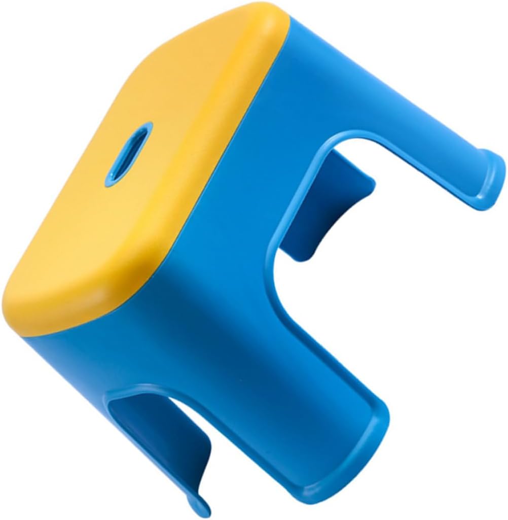 Plastic Step Stool for Boy Girl Durable Anti-Slip Sitting Stool for Home and Kindergarten Easy to Clean Space-Saving Design for Hand and Foot Washing Color