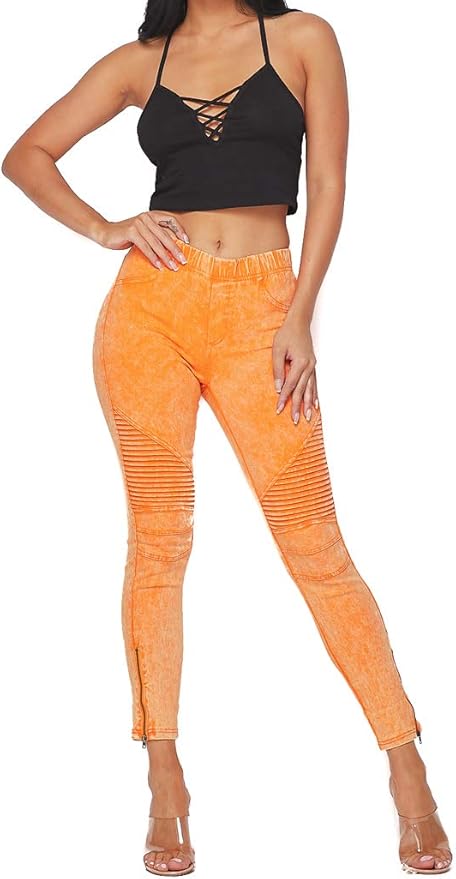 boya pleat jeggings amazon