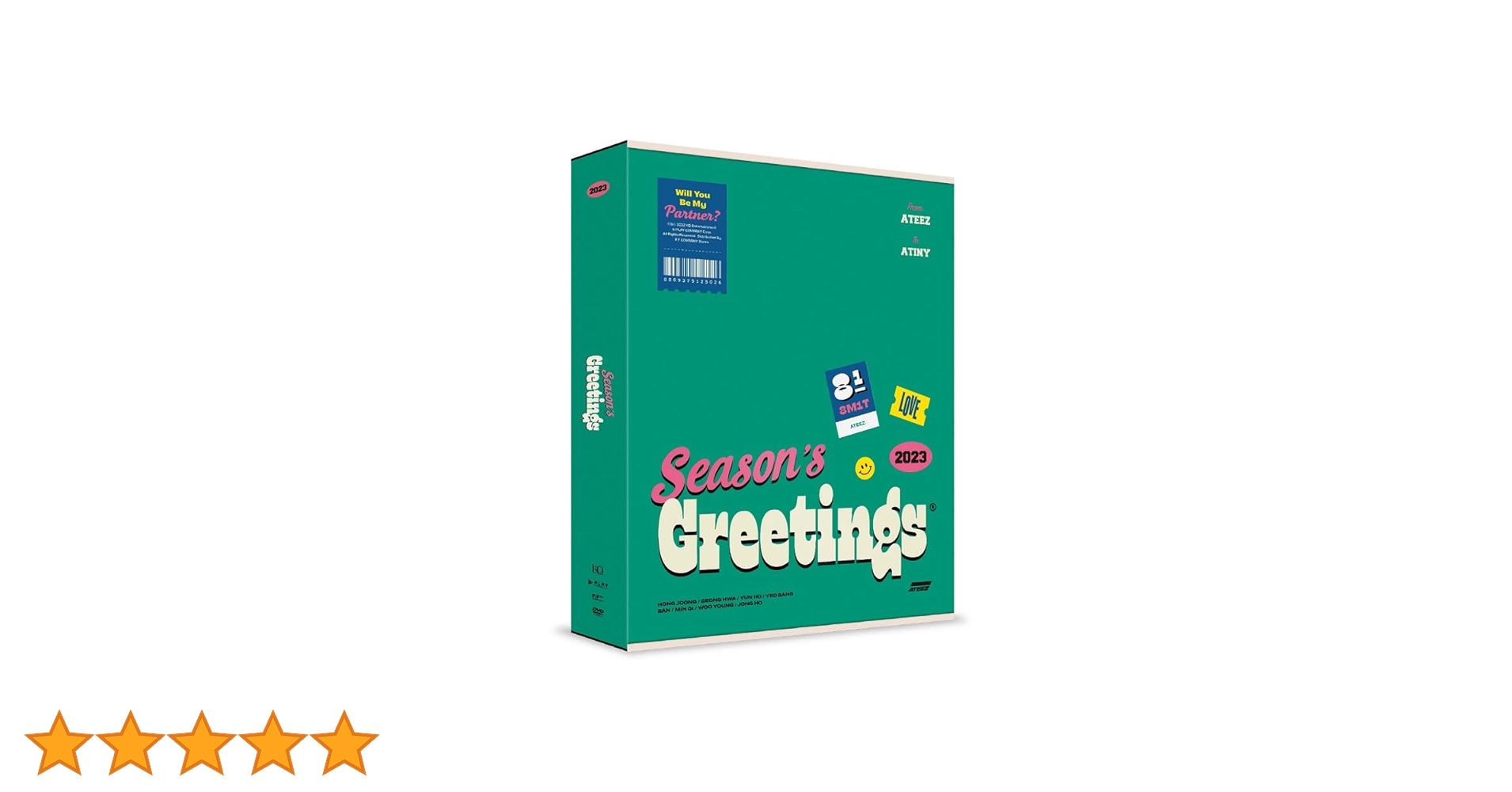 ATEEZ - 2023 Season's Greetings : Amazon.co.uk: Stationery