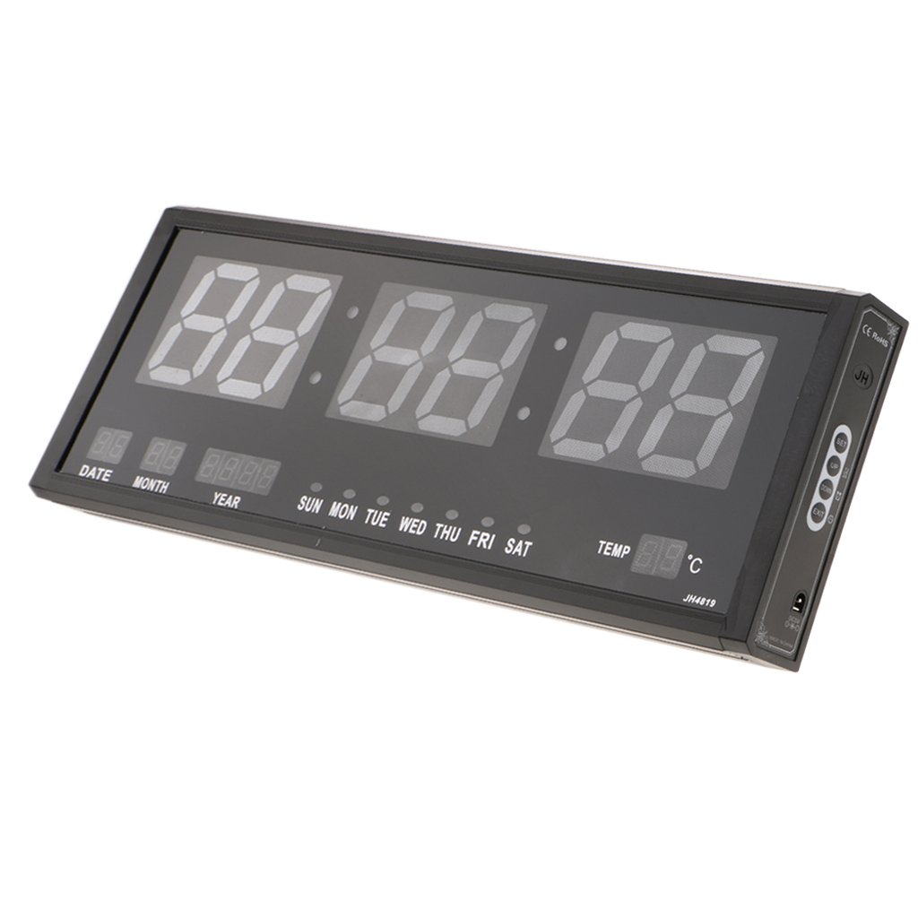 Buy Blesiya Digital LED Calendar Wall Clock Large Big Digits Table Desk Clock Perpetual Calendar