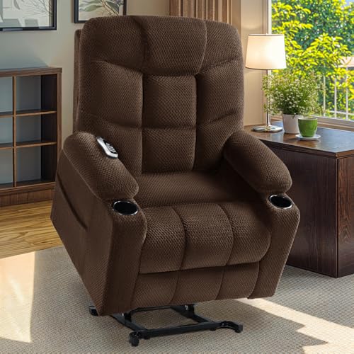 Cfvyne Triple Motor Power Lift Recliner Chair for Elderly with