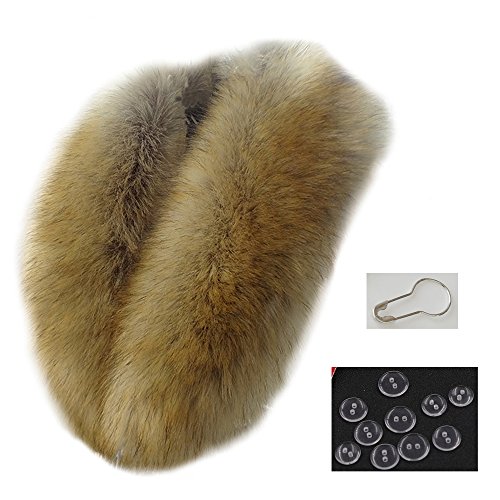 JBY Sciarpa invernale da donna in pelliccia