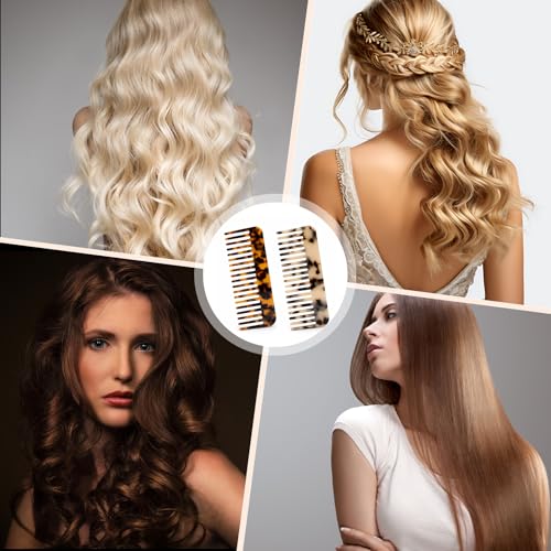 Peines Desenredantes Mini x2 para Cabello Rizado miniatura 7